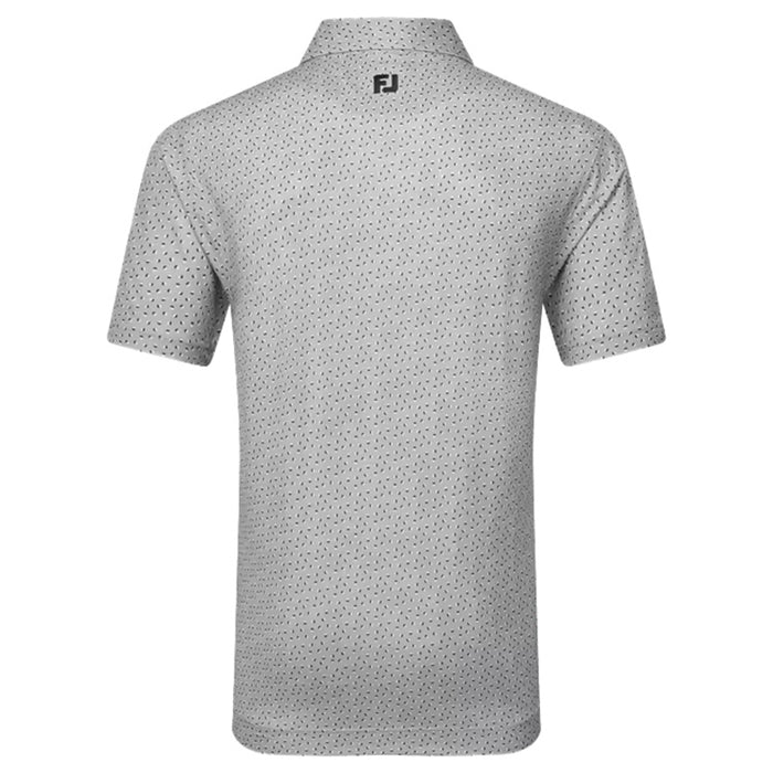 Footjoy Bounce Print Pique Golf Polo Shirt