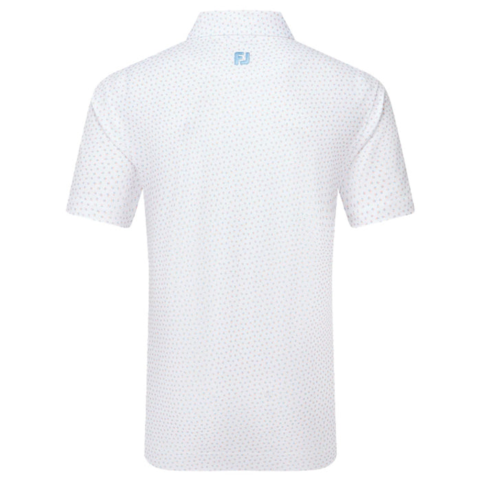 Footjoy Bounce Print Pique Golf Polo Shirt