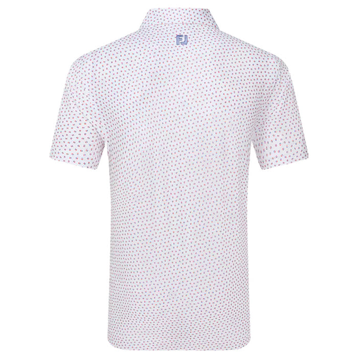 Footjoy Bounce Print Pique Golf Polo Shirt