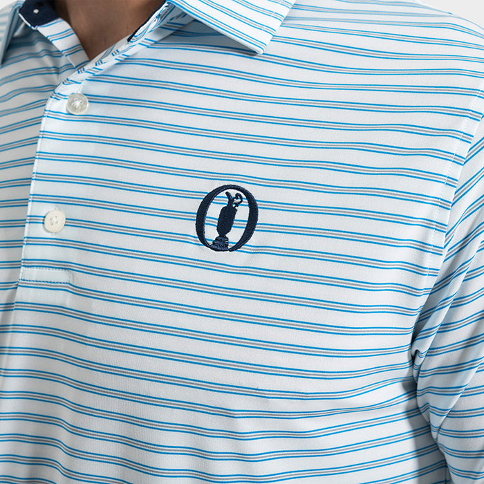 FootJoy Open Championship 2025 Stripe Lisle Golf Polo Shirt