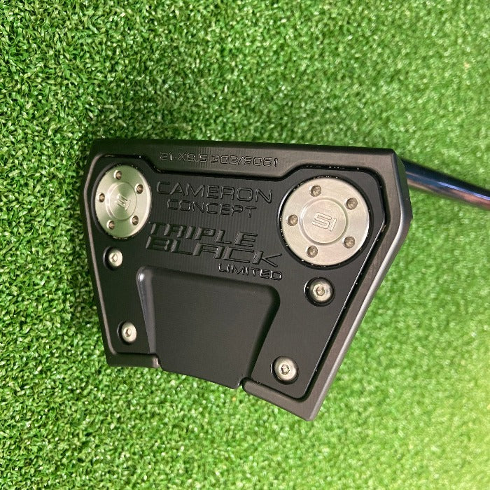 Scotty Cameron Phantom X 9.5 Triple Black Golf Putter - Limited Edition (Shop soiled)