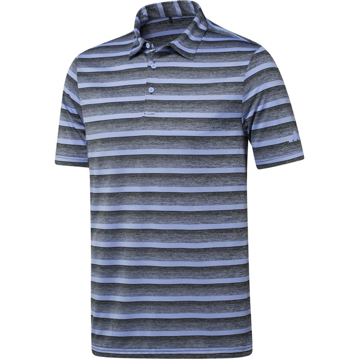adidas Two-Colour Striped Golf Polo Shirt