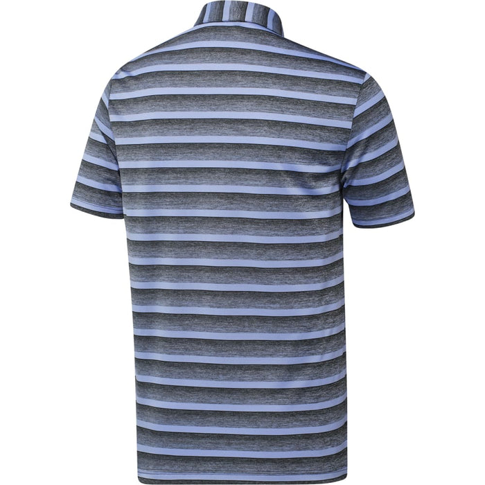 adidas Two-Colour Striped Golf Polo Shirt