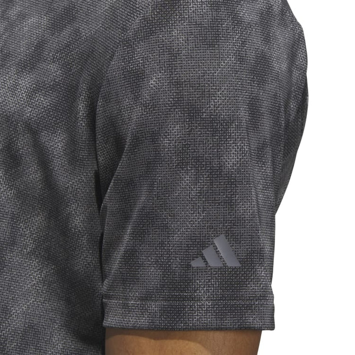 adidas Ultimate365 Textured Print Polo Shirt