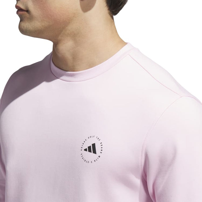 adidas Core Crew Golf Jumper - Pink