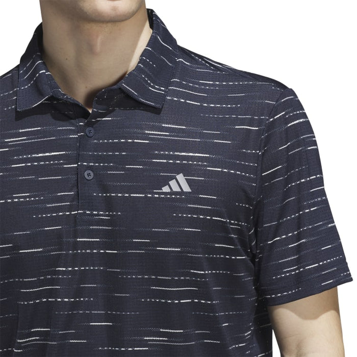 adidas Ultimate365 Mesh Print Golf Polo Shirt