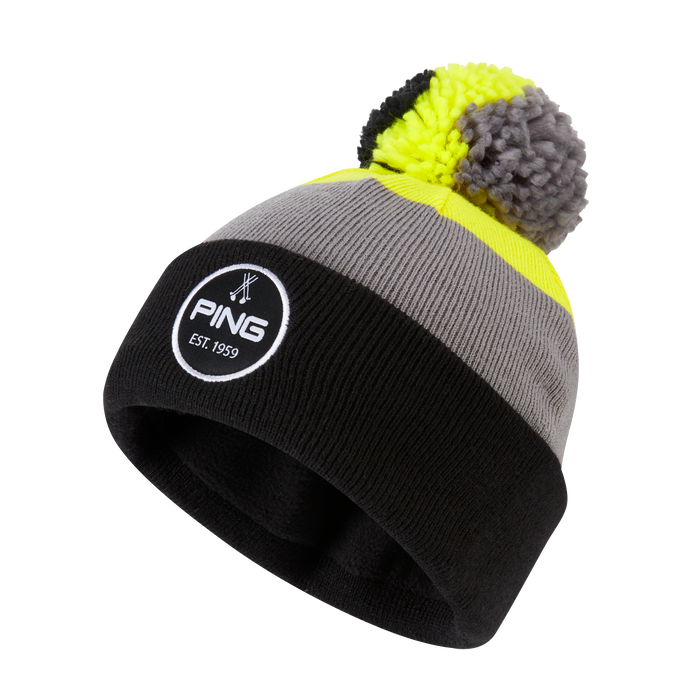 Ping Erskine Golf Bobble Hat - Black / Multi