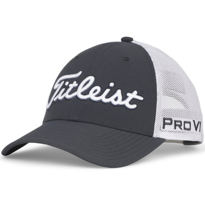 Titleist Tour Performance Mesh Adjustable Cap - Charcoal/White