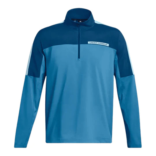 Under Armour Storm Windstrike 1/2 Zip Golf Top - Varsity Blue / Cosmic Blue