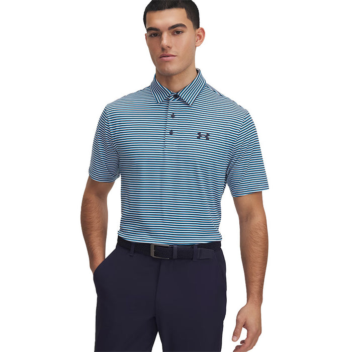 Under Armour Playoff Stripe Golf Polo