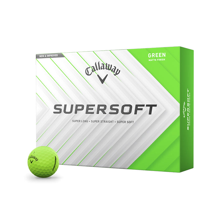 Callaway Supersoft Golf Balls - Matte Green