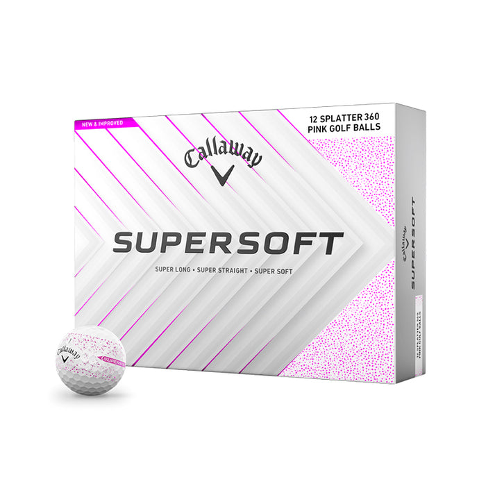 Callaway Supersoft 360 Splatter Golf Balls