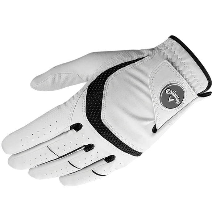 Callaway Syntech Golf Glove - White/Black