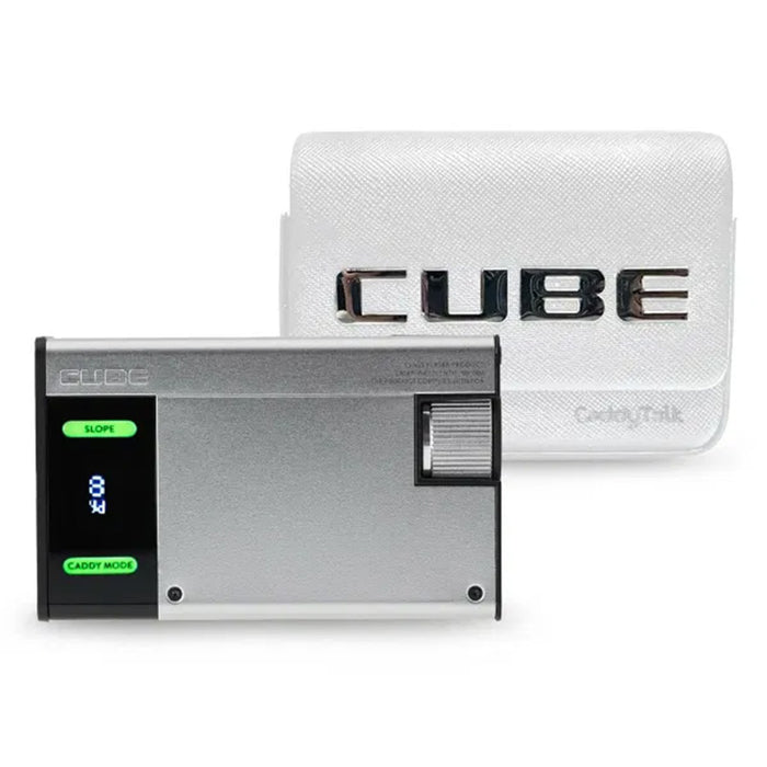 CaddyTalk Cube Rangefinder - White Pouch