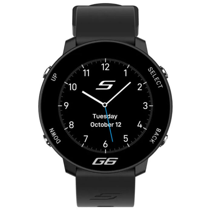 Shot Scope G6 GPS Golf Watch - Black with 2 straps