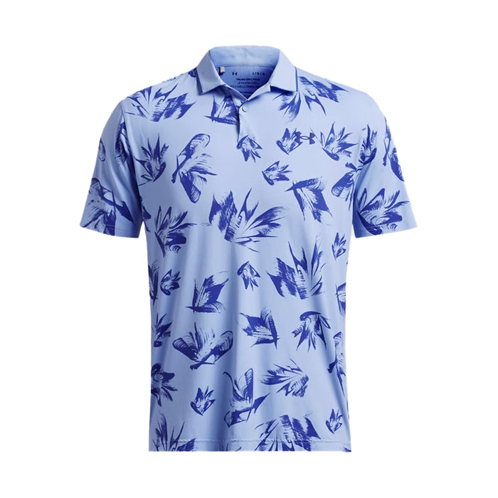 Under Armour Iso Chill Edge Golf Polo Shirt - Horizon Blue