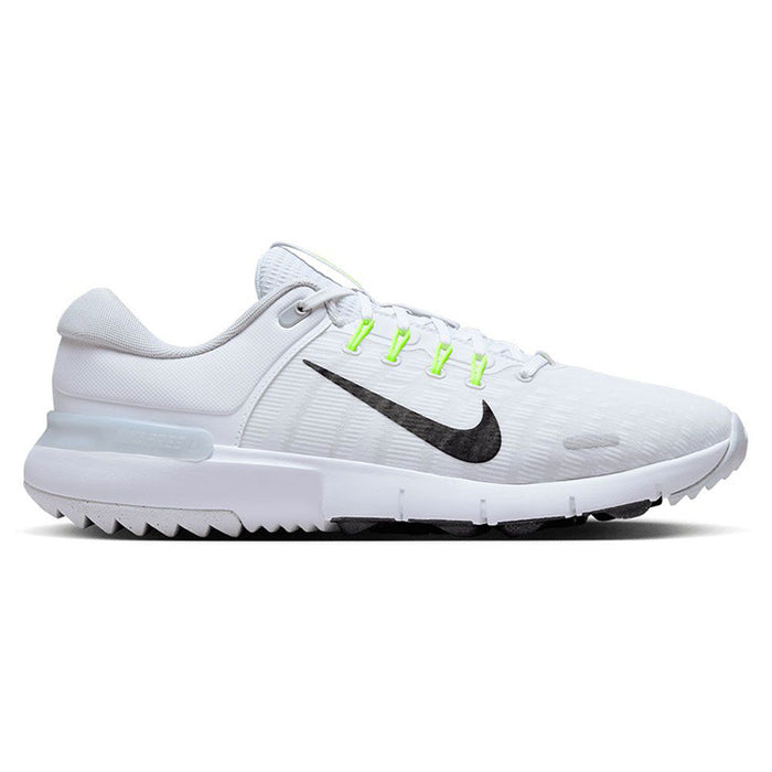 Nike Free Golf Shoes - White/Black/Pure Platinum