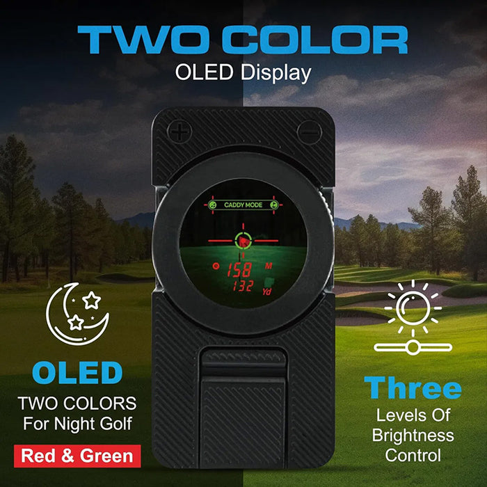 CaddyTalk Cube Rangefinder - White Pouch