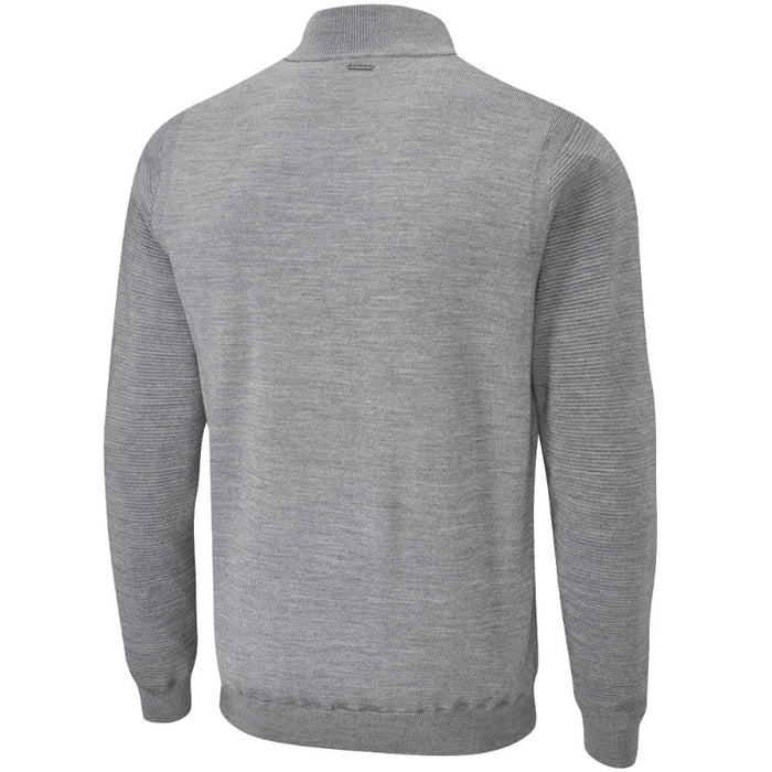 Ping Croy Lined Half Zip Golf Sweater - Marl Grey