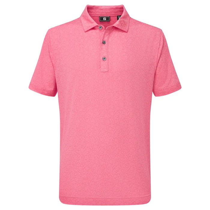 FootJoy Junior Golf Painted Floral Lisle Golf Polo