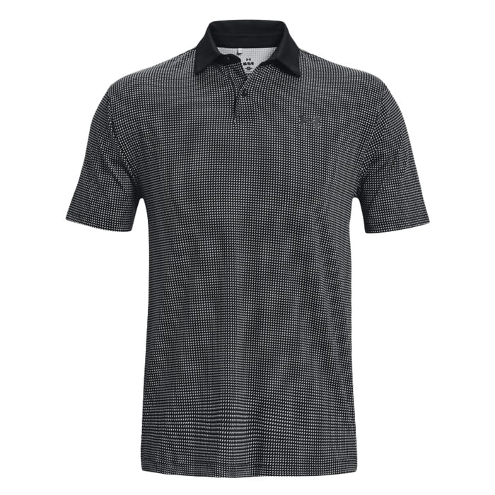 Under Armour T2G Print Golf Polo Shirt - Black