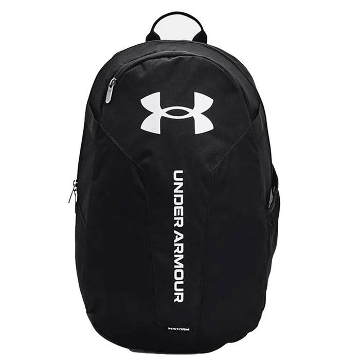 Under Armour Hustle Lite Backpack - Black/Black/Metallic Silver