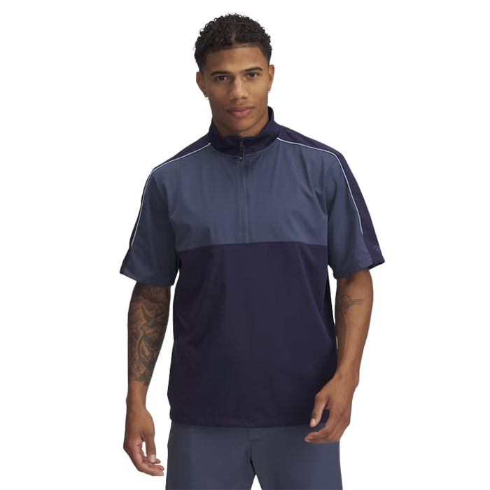 Under Armour Drive Wind Short Sleeve Golf Pullover