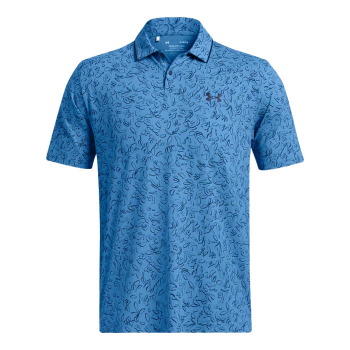 Under Armour Iso Chill Verge Golf Polo Shirt - Viral Blue/Navy