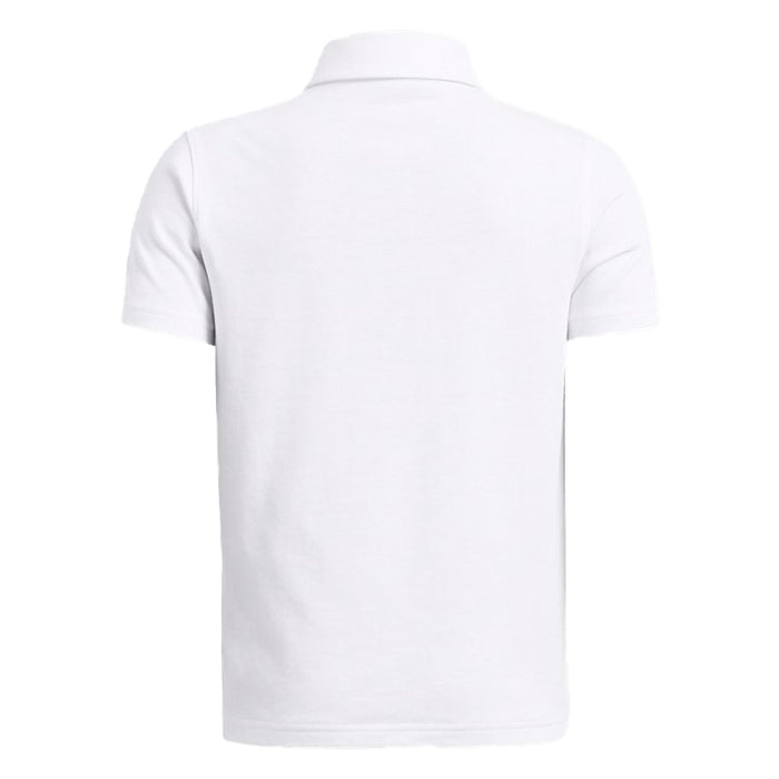 Under Armour Junior Boys Icon Polo - White/White