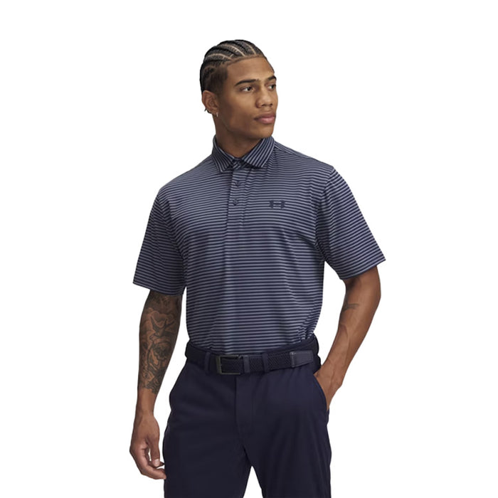 Under Armour Playoff Stripe Golf Polo