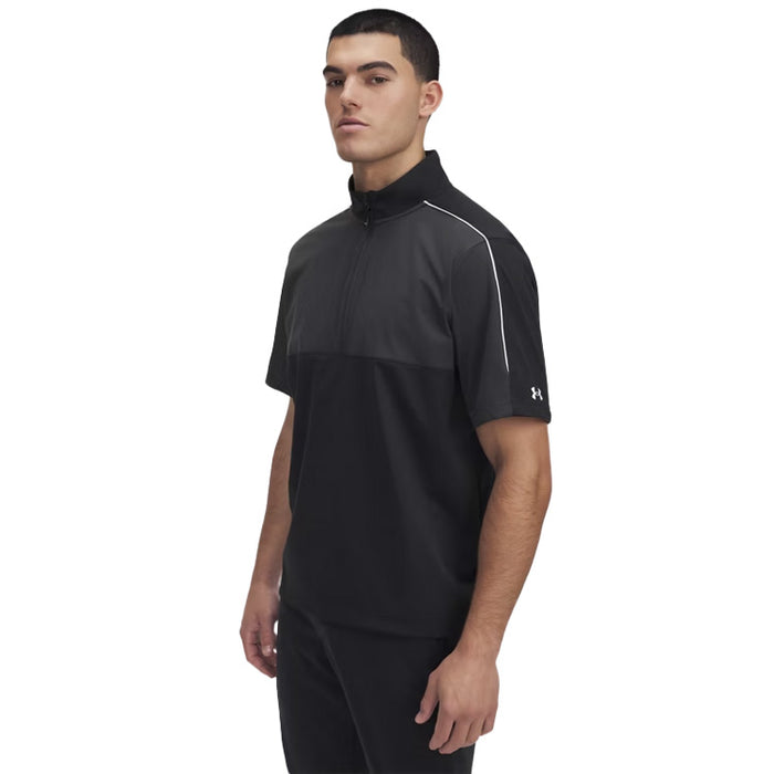 Under Armour Drive Wind Short Sleeve 1/4 Zip Golf Pullover