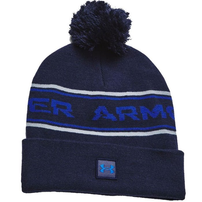 Under Armour Halftime Pom Golf Beanie - Navy / Royal