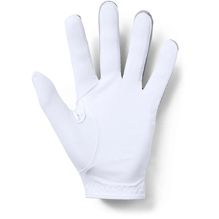 Under Armour Medal Golf Glove - White/Steel Grey