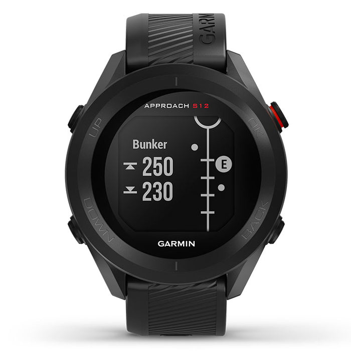 Garmin Approach S12 GPS Golf Watch - Black