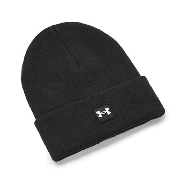 Under Armour Halftime Cuff Beanie Golf Hat - Black / White