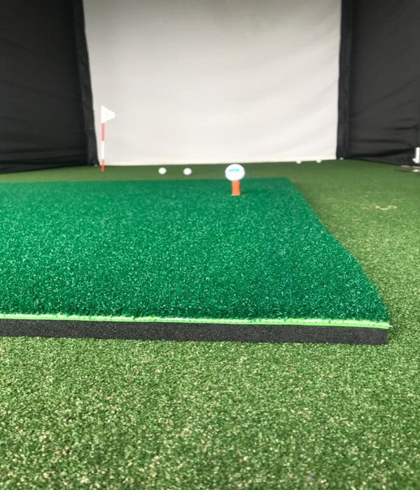 Deluxe Simulator Golf Room Driving Mat - 3m x 1.5m