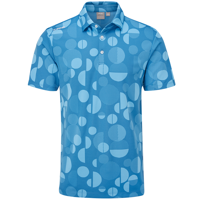 PING Jay Golf Polo Shirt - Blue / Danube