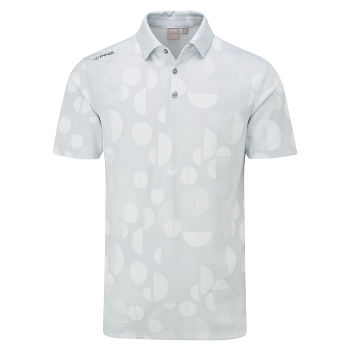 PING Jay Golf Polo Shirt - Pearl Grey