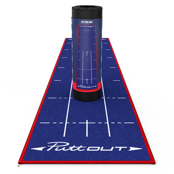 Putt-Out Golf Putting Practice Mat - Patriot