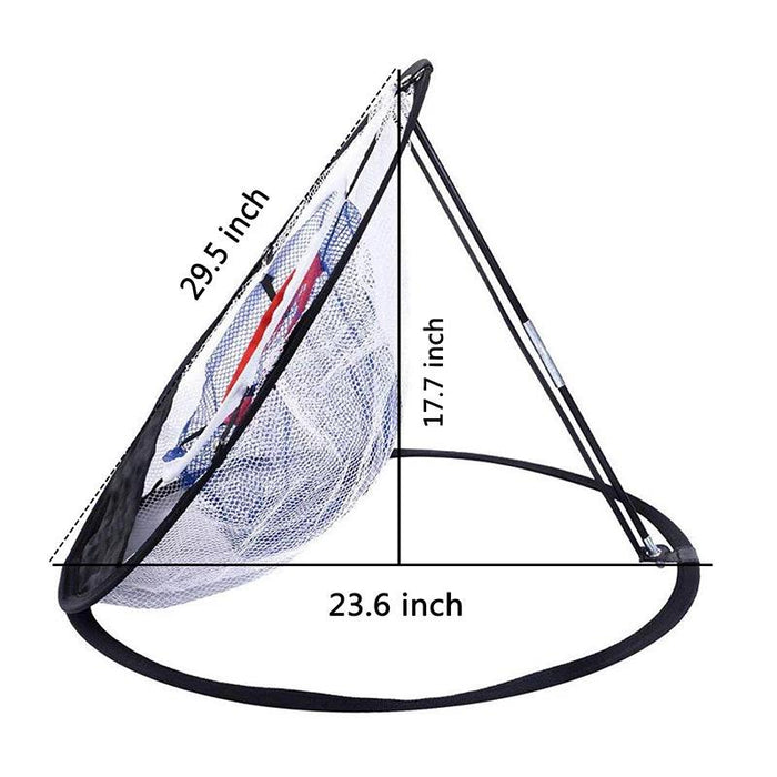 Multi Use Golf Practice Chipping Net - Black