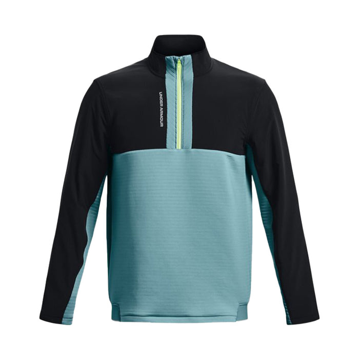 Under Armour Storm Daytona Half-Zip Golf Pullover - Black/Blue