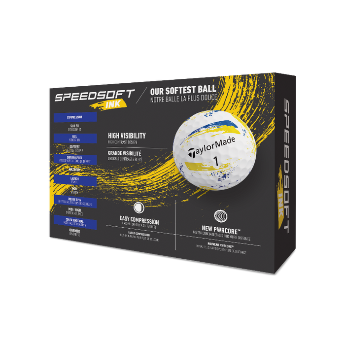 TaylorMade SpeedSoft Ink Golf Balls