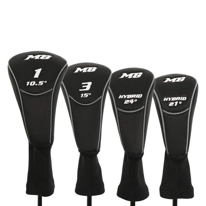 Ben Sayers M8 13-Piece Stand Bag Golf Package Set - Graphite/Steel - +1"