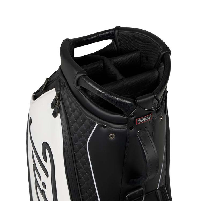 Titleist Tour Golf Bag - Black and White Divider View 