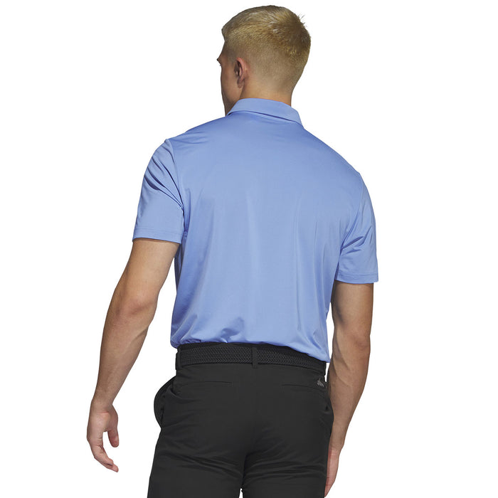adidas Ultimate 365 Solid Left Chest Golf Polo Shirt - Blue Fusion