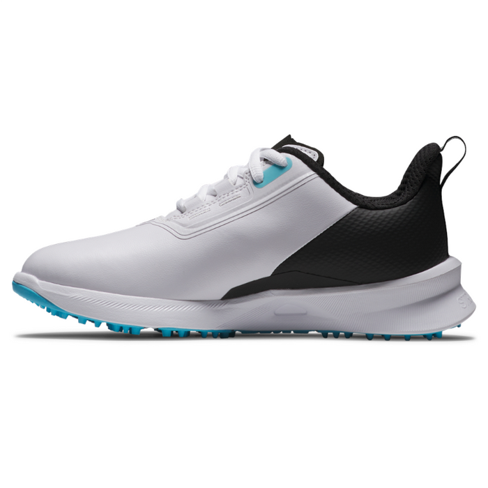 FootJoy Fuel Junior Golf Shoes - White/Black/Blue