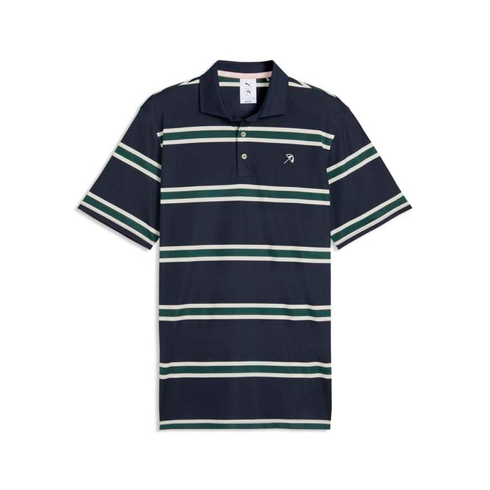 Puma X Arnold Palmer Pique Stripe Golf Polo