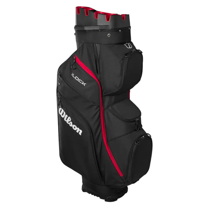 Wilson I-LOCK 4 Golf Cart - Black/Red/White