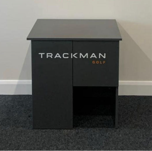 Trackman and Computer Cabinet — Andrew Morris Golf