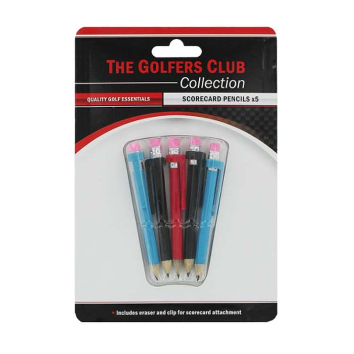 Scorecard Pencils With Eraser And Clip
